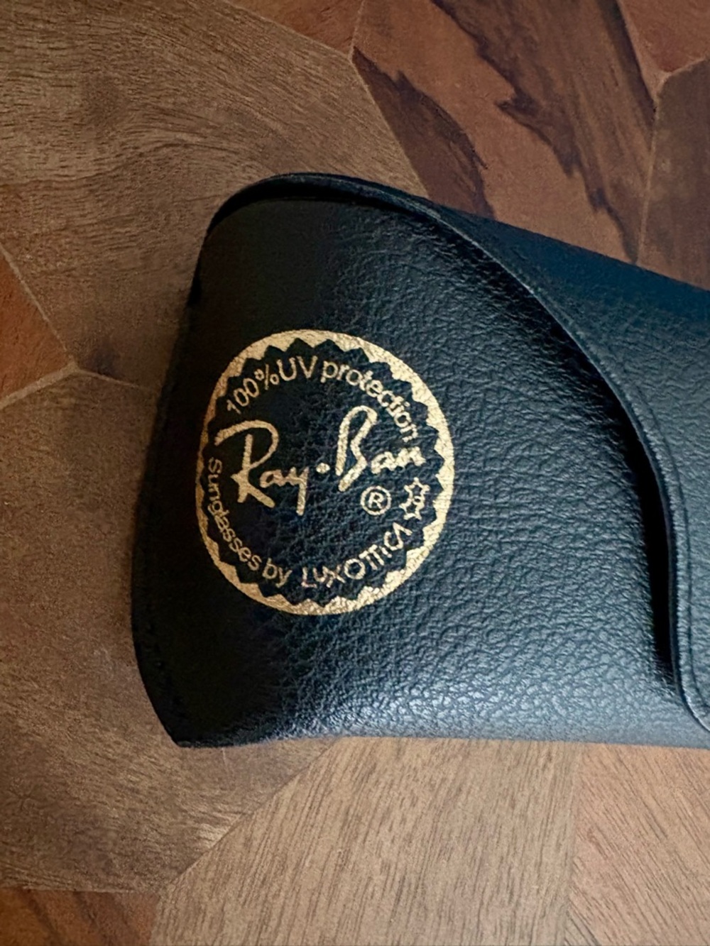 Ray-Ban Black Sunglasses Case with Gold Logo (Case Only) - Picture 3 of 6